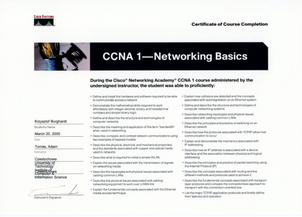 Cisco CCNA #1